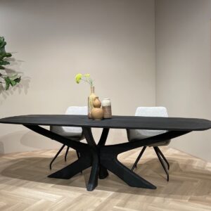 Montraux eetkamertafel Zwart - 220 of 250 cm