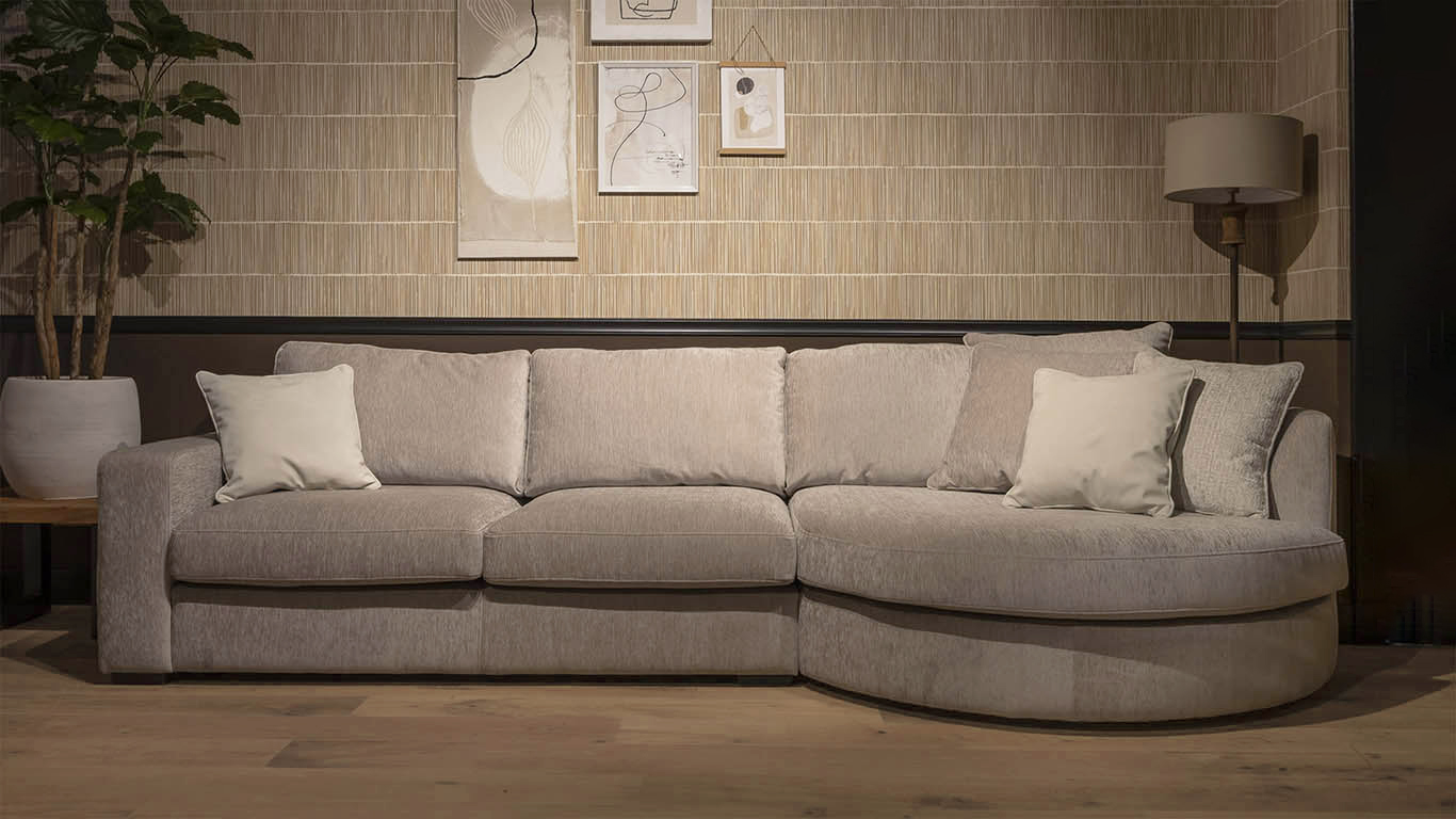 UrbanSofa Giorno Casia Ronde Loungebank Santorini Nature